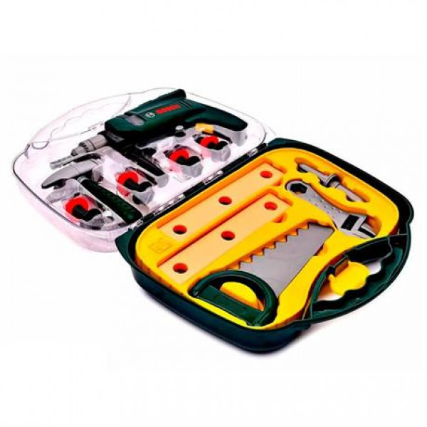 Фото - Сюжетно-ролевая игра. Набор-профессий Klein Bosch Mini чемодан с инструментами большой (8416)