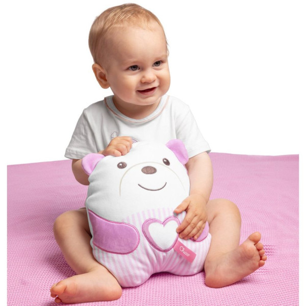 Фото - Интерактивная игрушка Chicco мягкая музыкальная Успокаивающий медвежонок Розовая (12266.10)