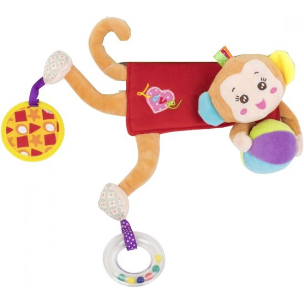 Фото - Подвеска Baby Team Мягкая игрушка на кроватку/коляску Обезьяна (8532_обезьяна)