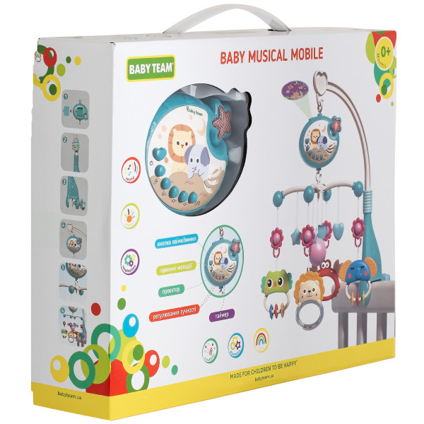 Фото - Мобиль музыкальный Baby Team 8563