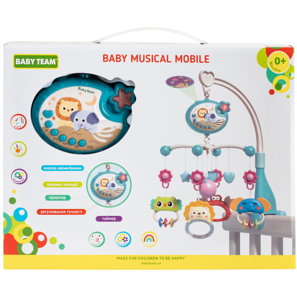 Фото - Мобиль музыкальный Baby Team 8563