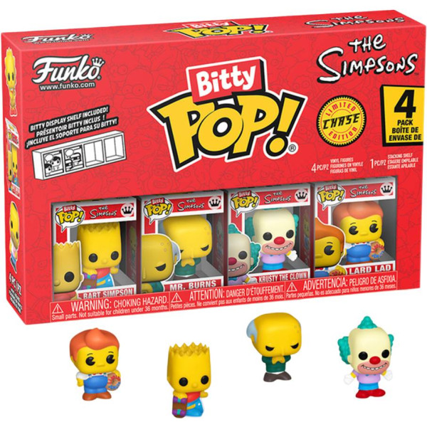 Фото - Игровая фигурка-сюрприз набор FUNKO BITTY POP! серии Симпсоны - БАРТ (4 фигурки в асс.) (85707)
