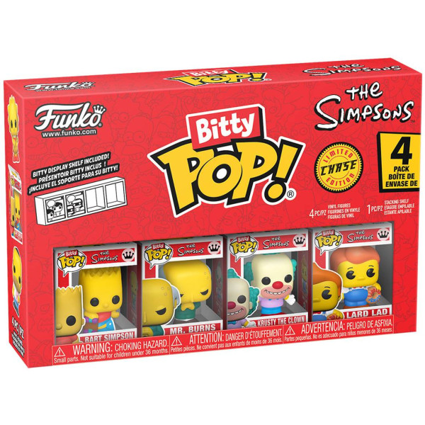 Фото - Игровая фигурка-сюрприз набор FUNKO BITTY POP! серии Симпсоны - БАРТ (4 фигурки в асс.) (85707)