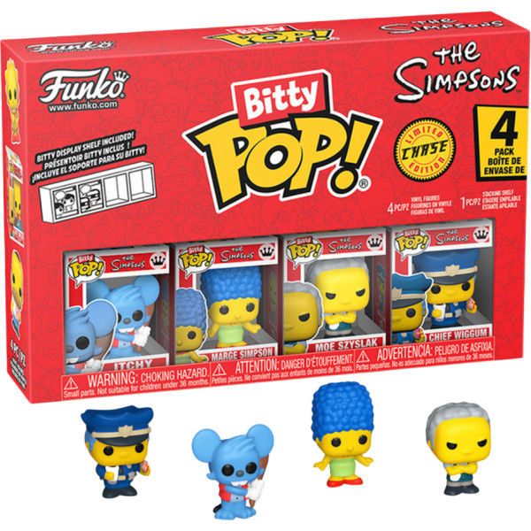Фото - Игровая фигурка-сюрприз FUNKO BITTY POP! cерии Симпсоны - ЩЕКОТКА (4 фигурки в асс.) (85708)