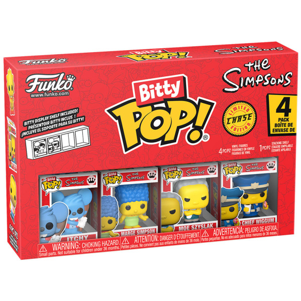Фото - Игровая фигурка-сюрприз FUNKO BITTY POP! cерии Симпсоны - ЩЕКОТКА (4 фигурки в асс.) (85708)