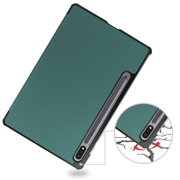 Фото - Чехол для планшета BeCover Smart Case for Samsung Galaxy Tab S9 Plus (SM-X810/SM-X816)/S9 FE Plus (SM-X610/SM-X616) 12.4"" Dark Green (710323)