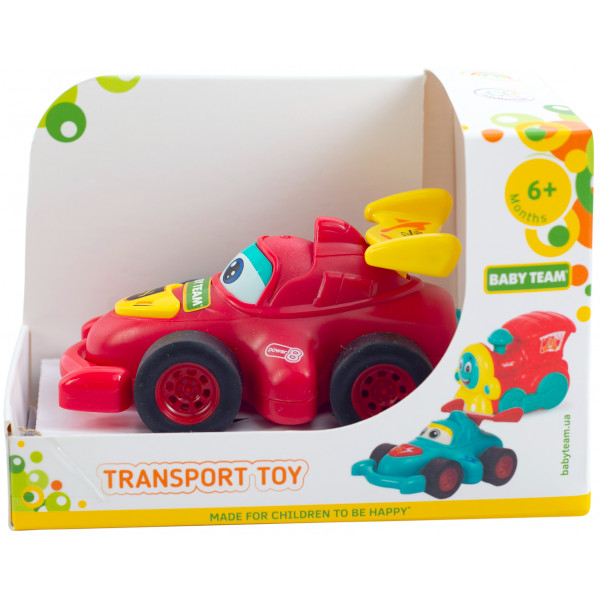 Фото - Инерционный игровой транспорт для малыша Baby Team 8620 машинка красная