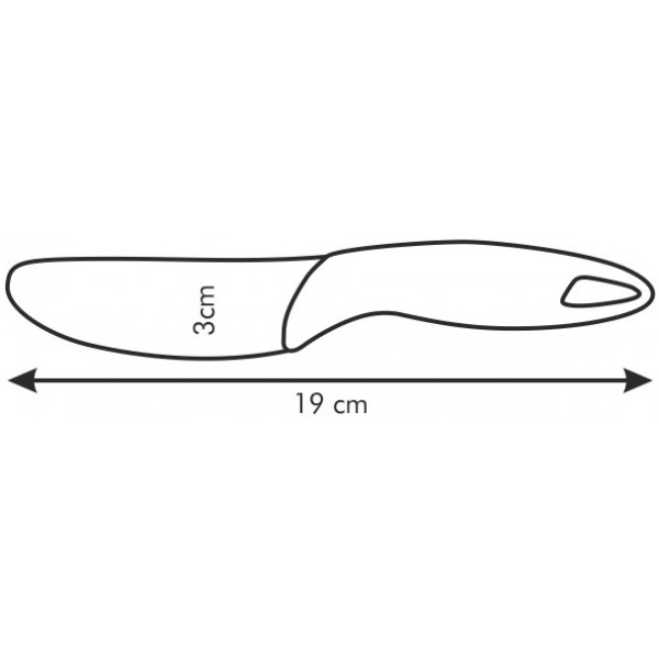 Фото - Нож столовый tescoma 863014 Presto для масла 10 см
