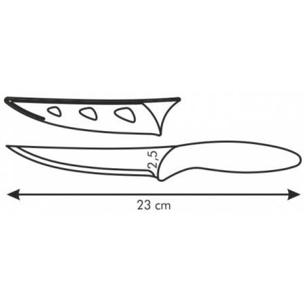 Фото - Нож кухонный tescoma 863082 Presto Tone 12 см