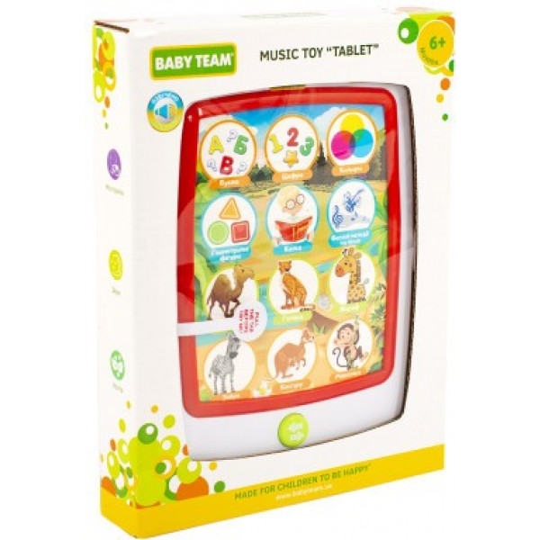 Фото - Интерактивный гаджет Baby Team Планшет музыкальный ( 8631)