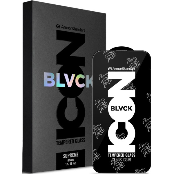 Фото - Защитное стекло для смартфона Armorstandart Supreme Black Icon for Apple iPhone 17 / 16 Pro (ARM86399)