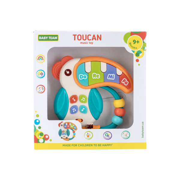 Фото - Погремушка Baby Team Тукан (8646)