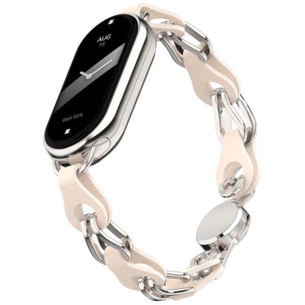 Фото - Ремешок для фитнес-браслета Armorstandart Chain Wristband for Xiaomi Smart Band 10/9/8 Beige (ARM86886) Фото - Ремешок для фитнес-браслета Armorstandart Chain Wristband for Xiaomi Smart Band 10/9/8 Beige (ARM86886)