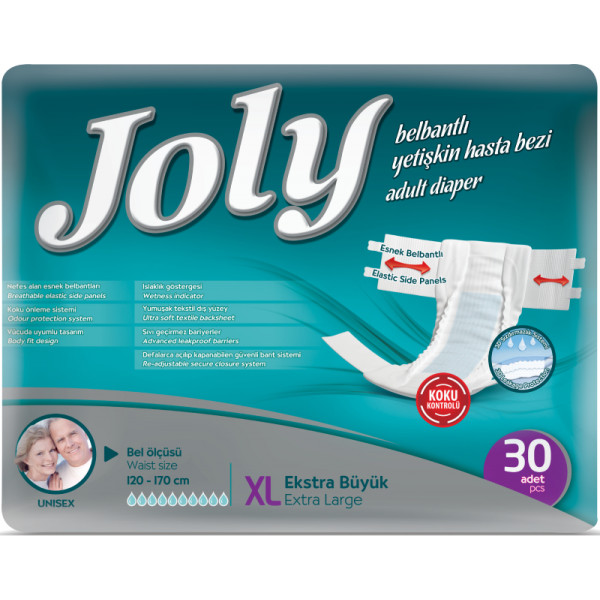 Фото - Одноразовые подгузники Joly для взрослых 4 Extra Large 30 шт. (8690536805198)