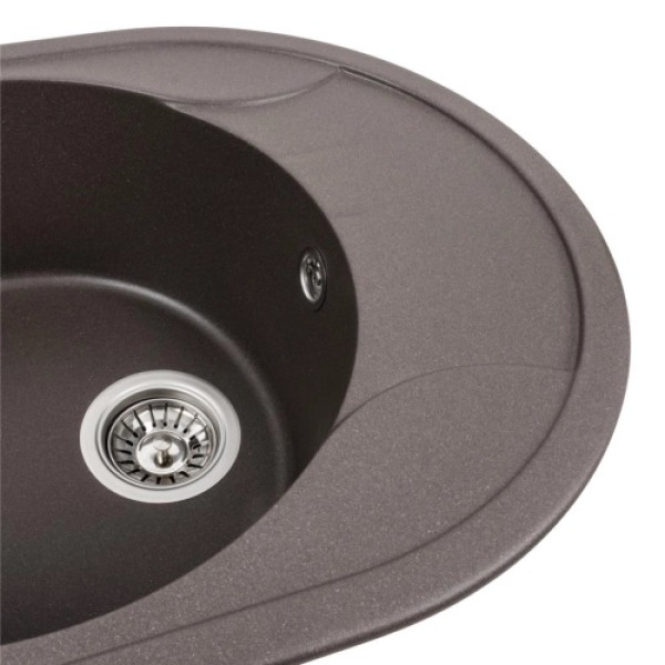 Фото - Мойка кухонная Platinum 5847 ONYX матовая Темная скала