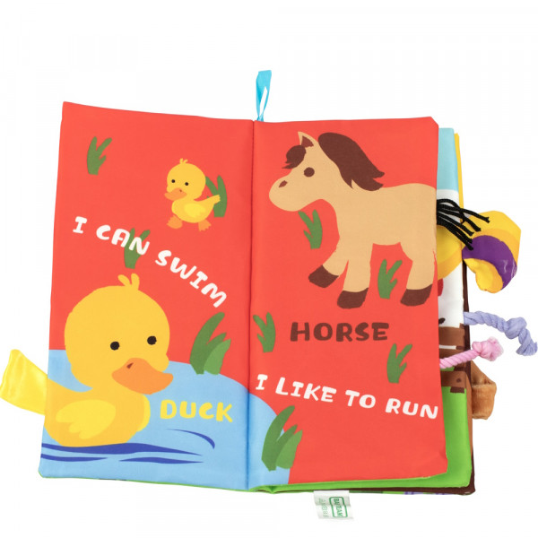 Фото - Книжка-игрушка Baby Team Хвостики (8725_свійські_тварини) Фото - Книжка-игрушка Baby Team Хвостики (8725_свійські_тварини)