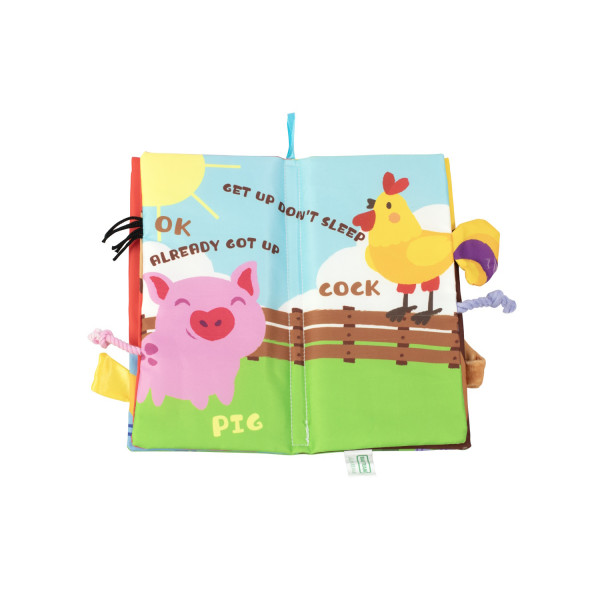 Фото - Книжка-игрушка Baby Team Хвостики (8725_свійські_тварини)