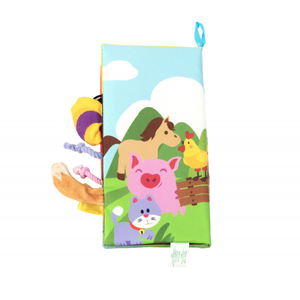 Фото - Книжка-игрушка Baby Team Хвостики (8725_свійські_тварини)