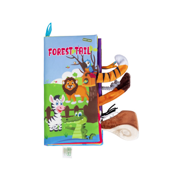 Фото - Книжка-игрушка Baby Team Хвостики (8725_свійські_тварини)