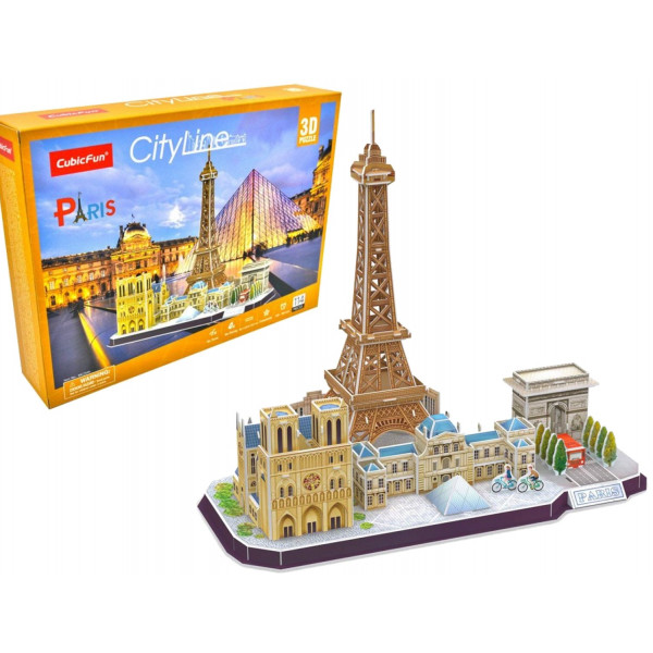 Фото - 3D пазлы Cubic Fun ''City Line Paris'' (MC254h) Фото - 3D пазлы Cubic Fun ''City Line Paris'' (MC254h)