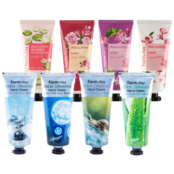 Фото - Крем для рук и ногтей Farm Stay Visible Difference Алое 100 мл (8809338560048)