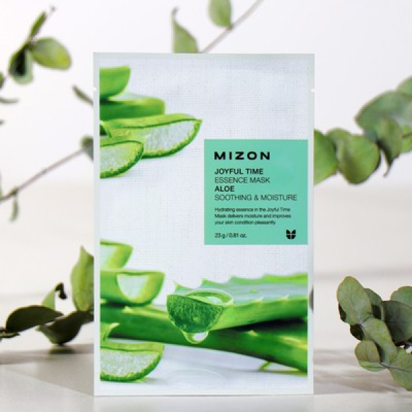 Фото - Маска для лица Mizon Joyful Time Essence Алое 23 мл (8809663752255)