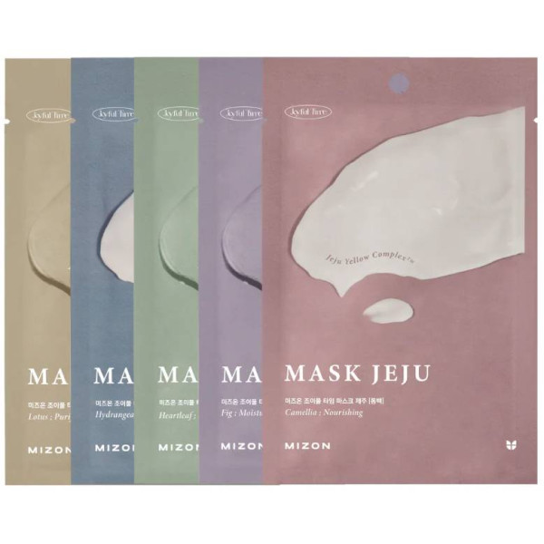 Фото - Маска для лица Mizon JOYFUL TIME JEJU HYDRANGEA (8809663755478)