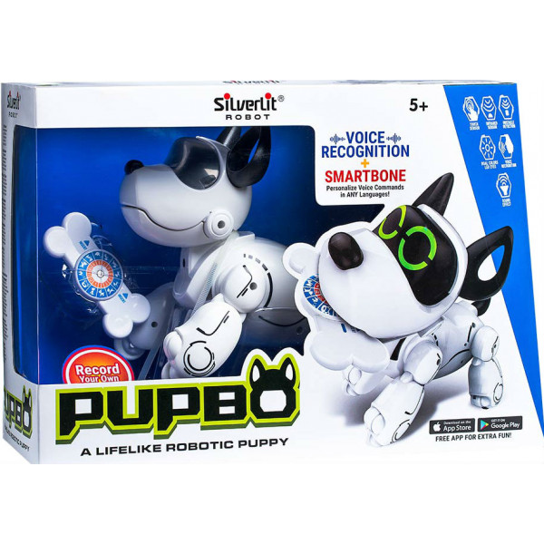 Фото - Интерактивный робот Silverlit Игрушка собака-робот PUPBO (88520)