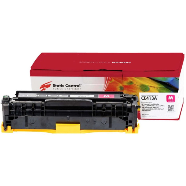 Фото - Картридж-тонер Static Control Parrot совместимый аналог HP CE413A (305A) magenta (002-01-LE413A)