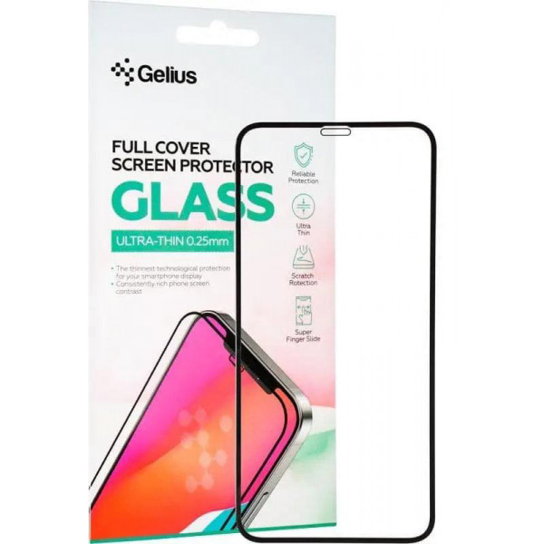 Фото - Защитное стекло для смартфона Gelius Full Cover Ultra-Thin 0.25mm for iPhone 11 Black (88699)