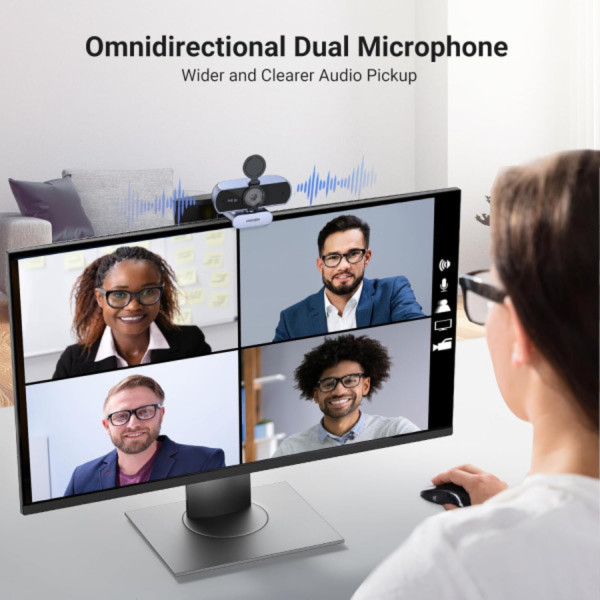 Фото - Веб-камера для компьютера UGREEN CM717 2K webcam USB-A (25442)