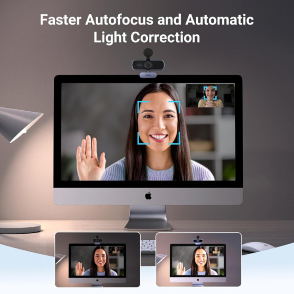 Фото - Веб-камера для компьютера UGREEN CM717 2K webcam USB-A (25442)