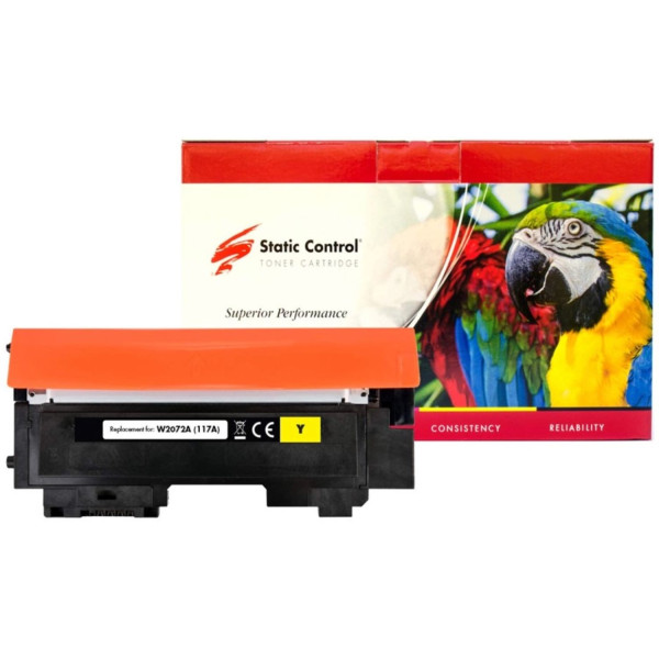 Фото - Картридж-тонер Static Control Parrot совместимый аналог HP W2072A (117A) yellow (002-01-S2072APB) Фото - Картридж-тонер Static Control Parrot совместимый аналог HP W2072A (117A) yellow (002-01-S2072APB)
