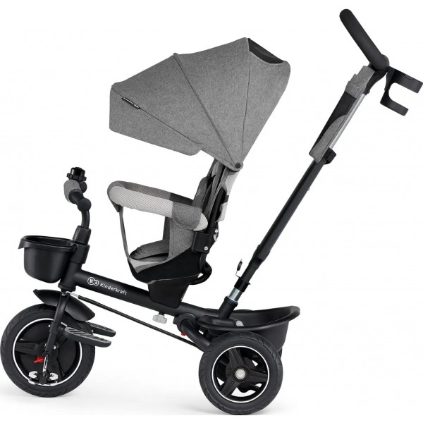 Фото - Трёхколёсный велосипед Kinderkraft Spinstep Platinum Grey (KRSPST00GRY0000)