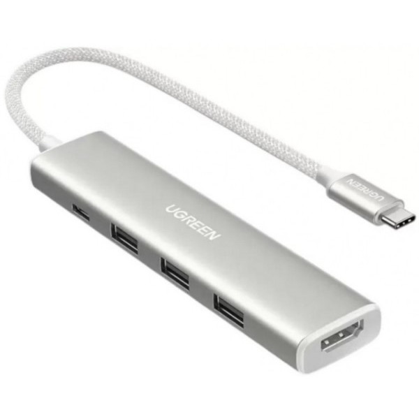 Фото - Хаб USB UGREEN SB3.0 Type-C HDMI/3xUSB3.0/Type-C/PD 100W CM478 5in1 (35580) Фото - Хаб USB UGREEN SB3.0 Type-C HDMI/3xUSB3.0/Type-C/PD 100W CM478 5in1 (35580)
