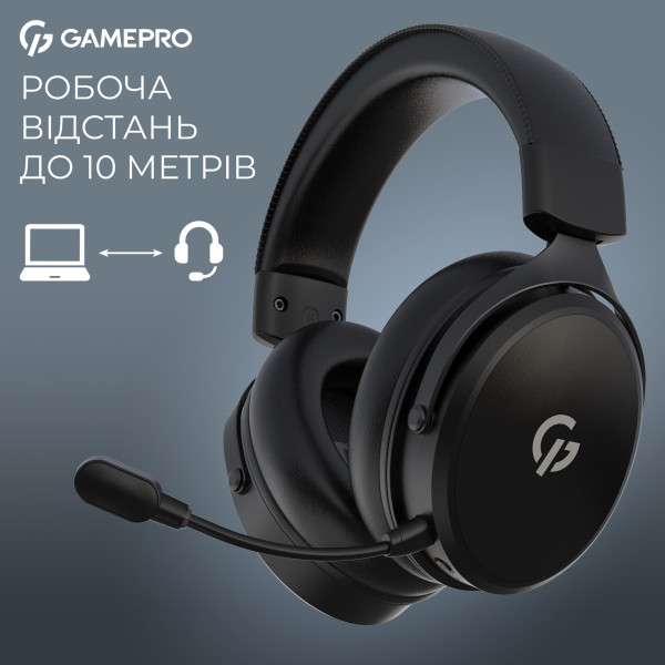 Фото - Гарнитура беспроводная игровая GamePro Asgard Skadi (HSW191B)