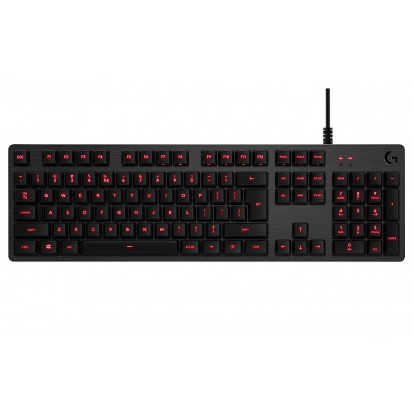 Фото - Клавиатура проводная игровая Logitech G413 Carbon/Red USB (920-008309)