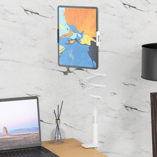 Фото - Подставка для мобильного устройства HOCO PH24 Balu tablet PC stand Silver+White (6931474719423)