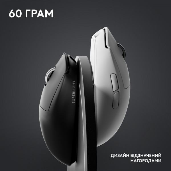 Фото - Уценка - Мышь беспроводная игровая Logitech G Pro X Superlight 2 LightSpeed Black (910-006630)
