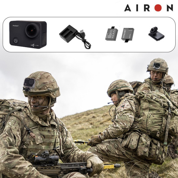 Фото - Экшн-камера AIRON ProCam 7 Black с аксессуарами (тактический набор)