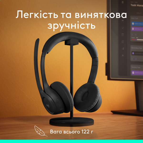 Фото - Гарнитура беспроводная Logitech Zone 300 Bluetooth Graphite (981-001407)