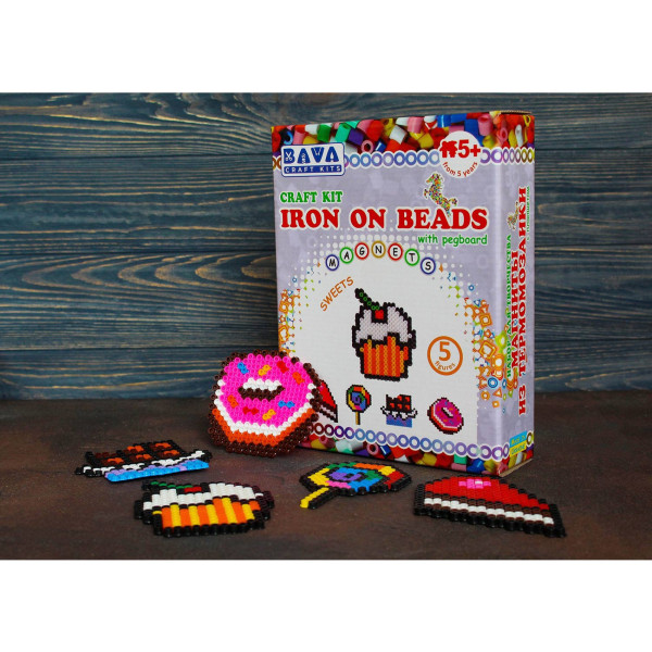 Фото - Набор для изготовления декора Умняшка Магниты из термомозаики Сладости (ТМ-007)