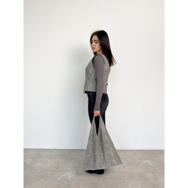 Фото - Шоппер ART KNIT Python серая 50x60 см (037894)