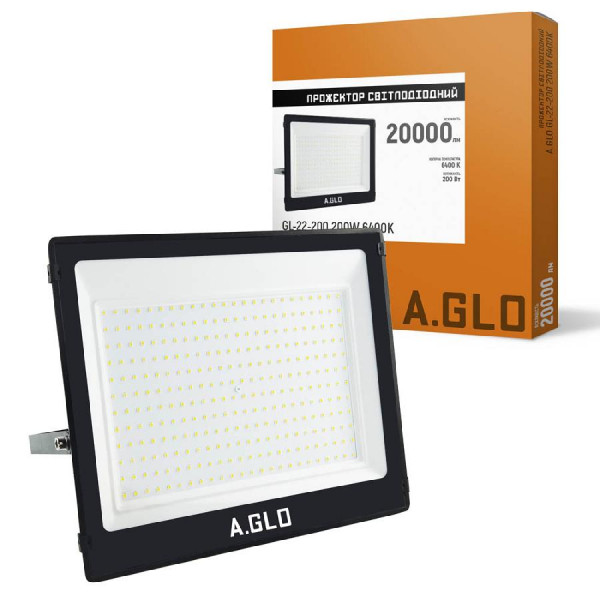 Фото - Светодиодный прожектор A.GLO GL-22-200 200W 6400K (000058908)