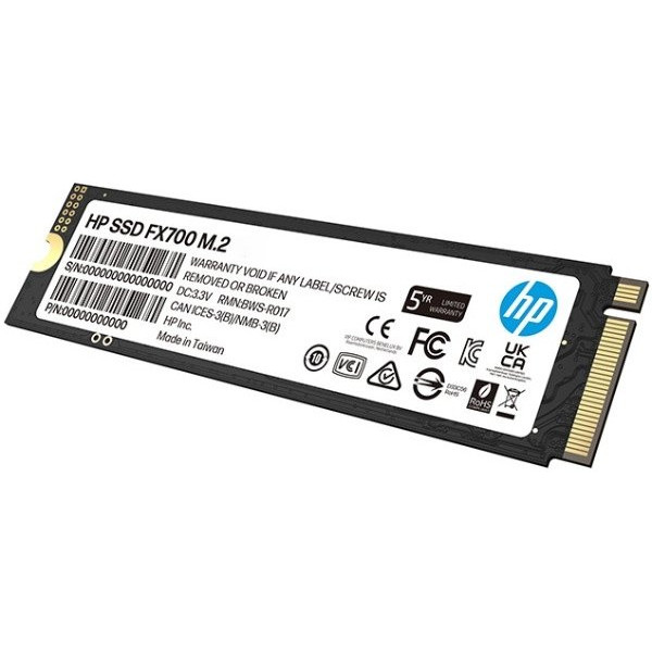 Фото - SSD-накопитель внутренний HP 2Tb FX700 M.2 PCIe 4.0 x4 NVMe 2.0 2280 TLC 3D V-NAND Retail (8U2N5AA)