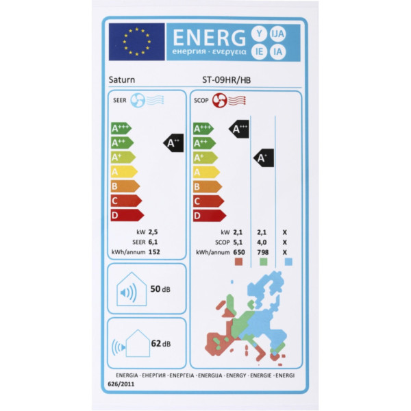 Фото - Кондиционер сплит Saturn ST-12HR/HB