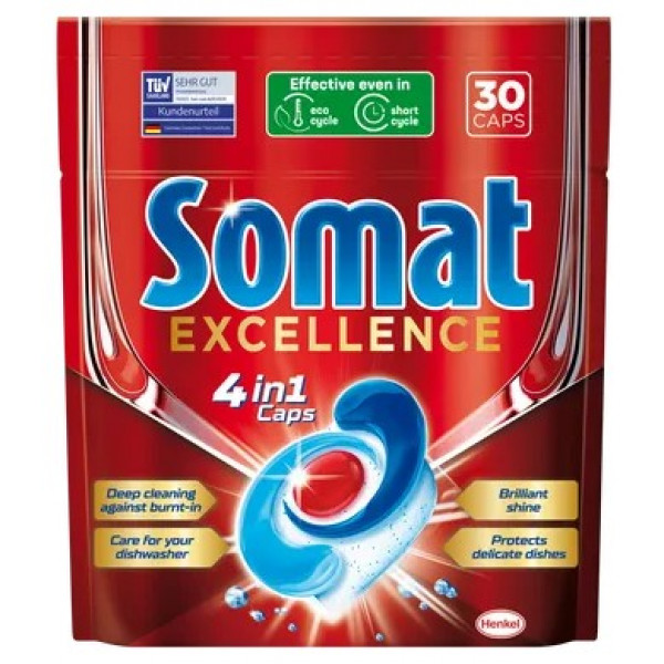 Фото - Таблетка для посудомоечной машины Somat Exellence 30шт