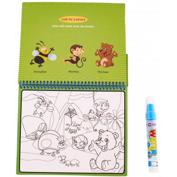 Фото - Книжка-игрушка Baby Team водная (9030_зоопарк)