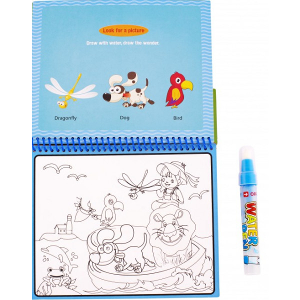 Фото - Книжка-игрушка Baby Team водная (9030_зоопарк)