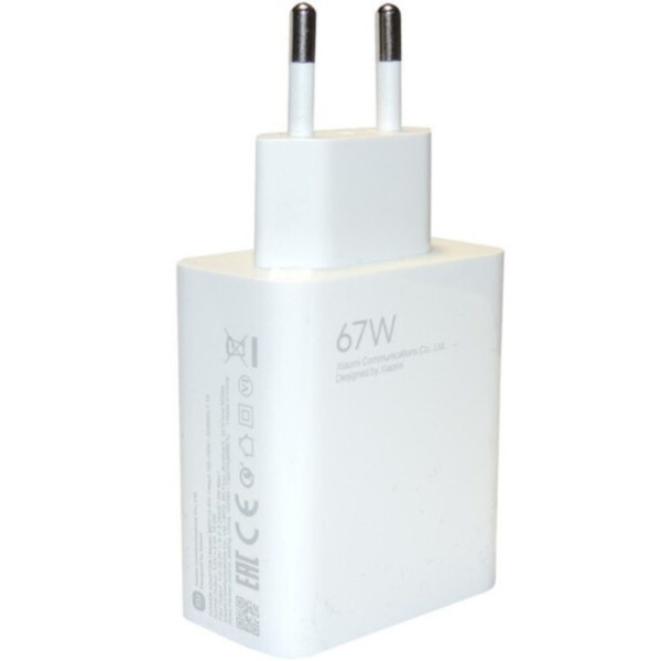 Фото - Сетевое зарядное устройство Xiaomi 67W HyperCharge Type-A White (BHR07SKEU)